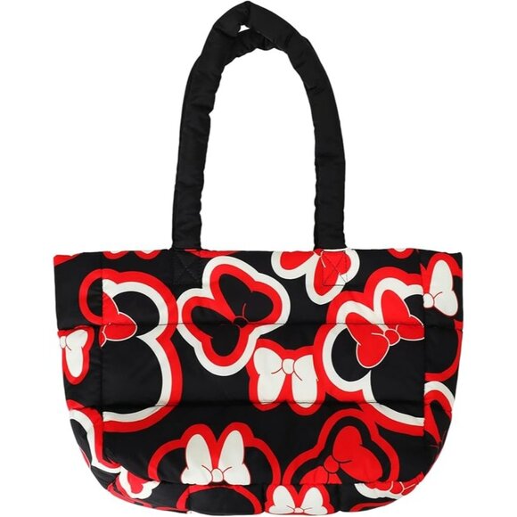 NWT Bioworld Disney Minnie Mouse Oversized Puffer Tote Bag - Picture 1 of 6